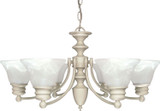 Mid. Chandeliers Glass Up by Nuvo Lighting ( 72 | 60-359 Empire ) 
