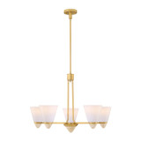Mid. Chandeliers Glass Up by Savoy House ( 51 | 1-7265-5-322 Kohlman ) 