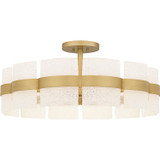 Semi-Flush Mts. Glass Down by Quoizel ( 10 | SWE1730SGD Sweeney ) 