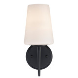 Sconces Single Glass by Trans Globe Imports ( 110 | 71891 BK ) 