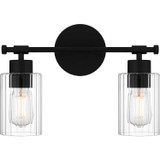 Bathroom Fixtures Two Lights by Quoizel ( 10 | CAP8615MBK Caputo ) 