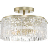 Semi-Flush Mts. Drum Shade by Progress Lighting ( 54 | P350268-176 Chevall ) 