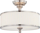 Semi-Flush Mts. Drum Shade by Nuvo Lighting ( 72 | 60-4737 Candice ) 