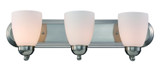 Bathroom Fixtures Three Lights by Trans Globe Imports ( 110 | 3503-1 BN Clayton ) 
