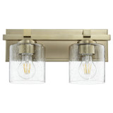 Bathroom Fixtures Two Lights by Quorum ( 19 | 5669-2-280 5669 Cylinder Lighting Series ) 