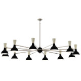 Large Chandeliers Metal Shade by Robert Abbey ( 165 | OS13BN Clare ) 