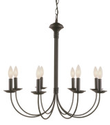 Mid. Chandeliers Candle by Trans Globe Imports ( 110 | 9018 BK Candle ) 