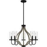 Mid. Chandeliers Glass Up by Quoizel ( 10 | CNE5026MBK Cornelia ) 