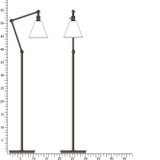 Lamps Floor by Robert Abbey ( 165 | Z2422G Alloy ) 