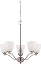 Mid. Chandeliers Glass Up by Nuvo Lighting ( 72 | 60-5035 Patton ) 
