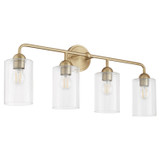 Bathroom Fixtures Four Lights by Quorum ( 19 | 598-4-80 Charlotte ) 