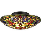 Flush Mounts Bowl Style by Quoizel ( 10 | TFVT1617VB Violets ) 