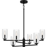 Mid. Chandeliers Glass Up by Quoizel ( 10 | CUN5026MBK Cunningham ) 