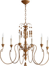 Mid. Chandeliers Candle by Quorum ( 19 | 6006-6-94 Salento ) 