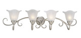Bathroom Fixtures Four Lights by Vaxcel ( 63 | BL-VLD004BN Bella ) 