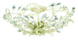 Semi-Flush Mts. Bowl Style by Vaxcel ( 63 | C0024 Jardin ) 