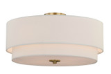 Semi-Flush Mts. Drum Shade by Vaxcel ( 63 | C0112 Burnaby ) 
