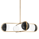 Large Chandeliers Glass Shade by Troy Lighting ( 67 | F9942-PBR/SBK Willard ) 