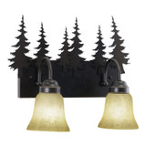 Bathroom Fixtures Two Lights by Vaxcel ( 63 | VL55502BBZ Yosemite ) 