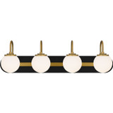 Bathroom Fixtures Four Lights by Quoizel ( 10 | DES8631MBK Desmond ) 