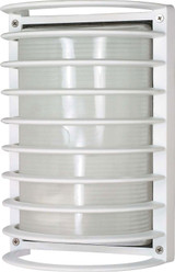Exterior Wall Mt./Flush by Nuvo Lighting ( 72 | 60-532 Die Cast Bulk Heads Semi Gloss White ) 