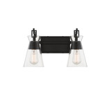 Bathroom Fixtures Two Lights by Savoy House ( 51 | 8-1830-2-BK Lakewood ) 