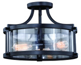 Semi-Flush Mts. Cage by Vaxcel ( 63 | C0175 Holbrook ) 