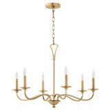 Mid. Chandeliers Candle by Quorum ( 19 | 6021-6-80 Maryse ) 