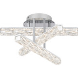 Semi-Flush Mts. Geometric/Linear by Quoizel ( 10 | PCCME1718C Comet ) 