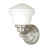 Sconces Single Glass by Vaxcel ( 63 | W0167 Huntley ) 