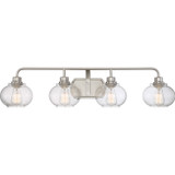 Bathroom Fixtures Four Lights by Quoizel ( 10 | TRG8604BN Trilogy ) 