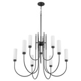 Mid. Chandeliers Glass Up by Quorum ( 19 | 6024-9-59 Jerome ) 