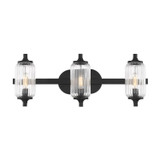 Bathroom Fixtures Three Lights by Savoy House ( 51 | 8-3024-3-BK Holton ) 