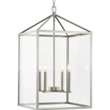 Foyer/Hall Lanterns Glass w/Frame by Progress Lighting ( 54 | P500441-009 Hillcrest ) 