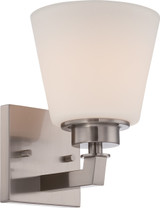 Sconces Single Glass by Nuvo Lighting ( 72 | 60-5451 Mobili ) 