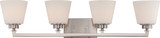 Bathroom Fixtures Four Lights by Nuvo Lighting ( 72 | 60-5454 Mobili ) 