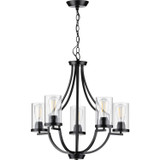 Mid. Chandeliers Glass Up by Progress Lighting ( 54 | P400197-031 Lassiter ) 