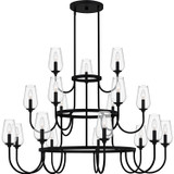 Large Chandeliers Glass Shade by Quoizel ( 10 | VSC5048MBK Viscount ) 