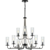 Mid. Chandeliers Glass Up by Progress Lighting ( 54 | P400210-031 Riley ) 