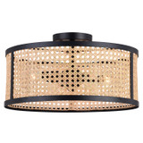 Semi-Flush Mts. Drum Shade by Vaxcel ( 63 | C0289 Berens ) 