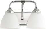 Bathroom Fixtures Two Lights by Quorum ( 19 | 5059-2-62 Enclave ) 