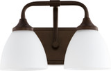 Bathroom Fixtures Two Lights by Quorum ( 19 | 5059-2-86 Enclave ) 