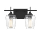 Bathroom Fixtures Two Lights by Savoy House ( 51 | 8-4030-2-BK Octave ) 
