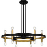 Mid. Chandeliers Candle by Quoizel ( 10 | WID5030MBK Winsland ) 
