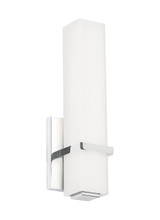 Sconces Single Glass by Visual Comfort Modern ( 182 | 700BCMLN13WC-LED930-277 Milan ) 