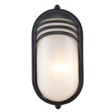 Exterior Wall Mt./Flush by Trans Globe Imports ( 110 | 4124 BK Fringe ) 