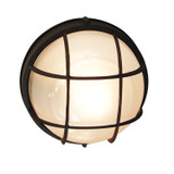 Exterior Wall Mt./Flush by Trans Globe Imports ( 110 | 41515 BK Aria ) 