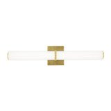 Bathroom Fixtures Cylindrical / Linear by Visual Comfort Modern ( 182 | 700BCMLN24WNB-LED930 Milan ) 