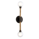 Sconces Double Glass by Troy Lighting ( 67 | B7252-BRZ Nomad ) 