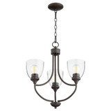 Mini Chandeliers Glass Shade by Quorum ( 19 | 6059-3-286 Enclave ) 